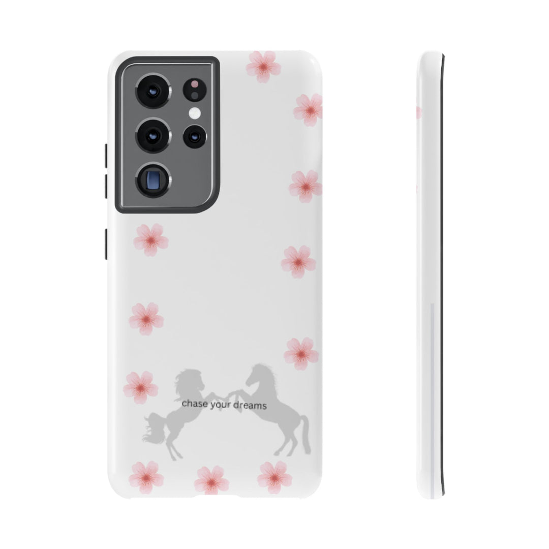 Chase Your Dreams Floral Phone Case
