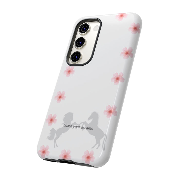 Chase Your Dreams Floral Phone Case