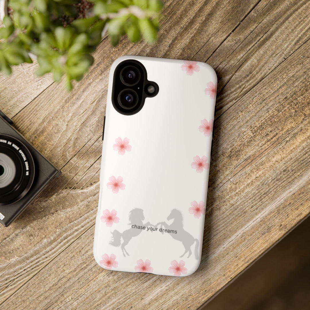 Chase Your Dreams Floral Phone Case