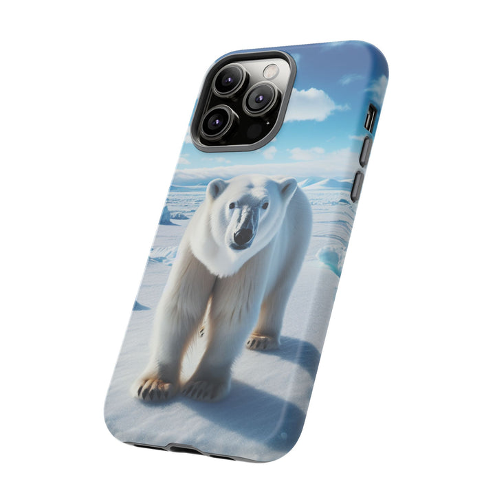 Polar Bear Tough Phone Case - Durable Protector with Arctic Design