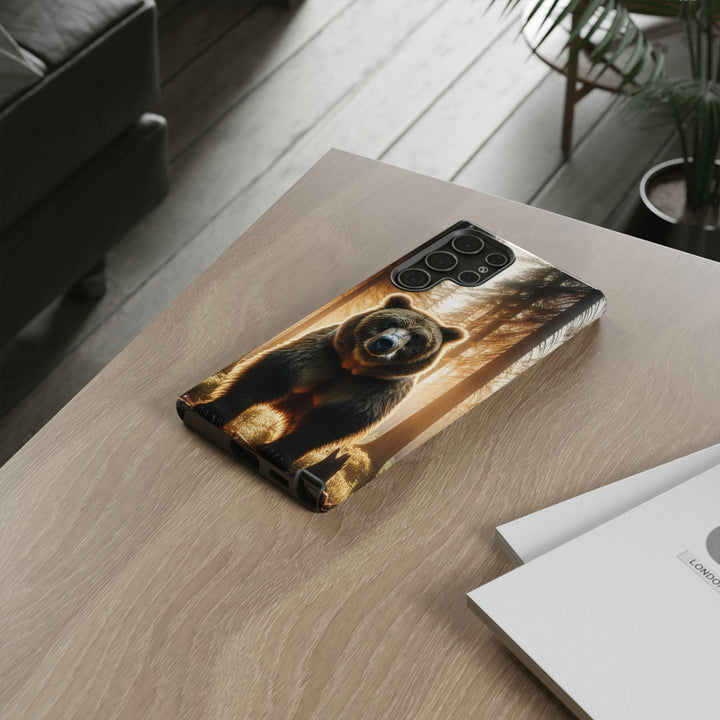 Wildlife Phone Case - Tough Cases with Bear Design, Nature Lover Gift, Animal-Themed Accessories, Eco-Friendly Tech Protection