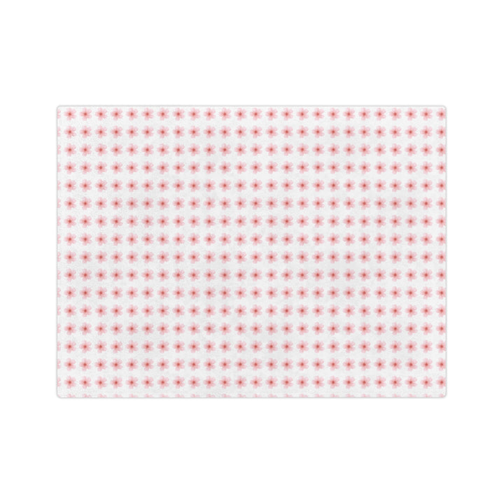 Cozy Velveteen Microfiber Blanket with Floral Design - Perfect for Home Decor and Gift Giving