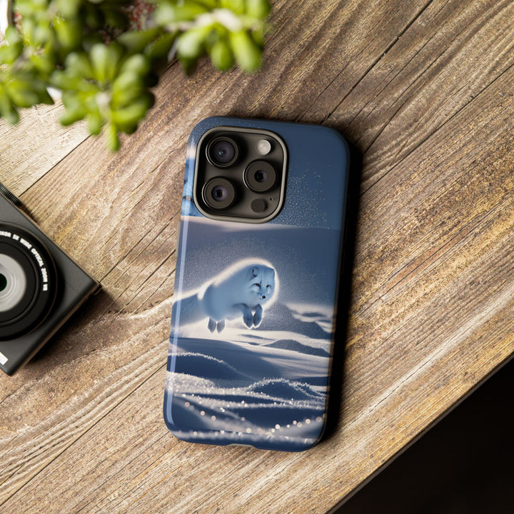 Cute Arctic Fox Phone Case – Tough Protective Cover for Animal Lovers
