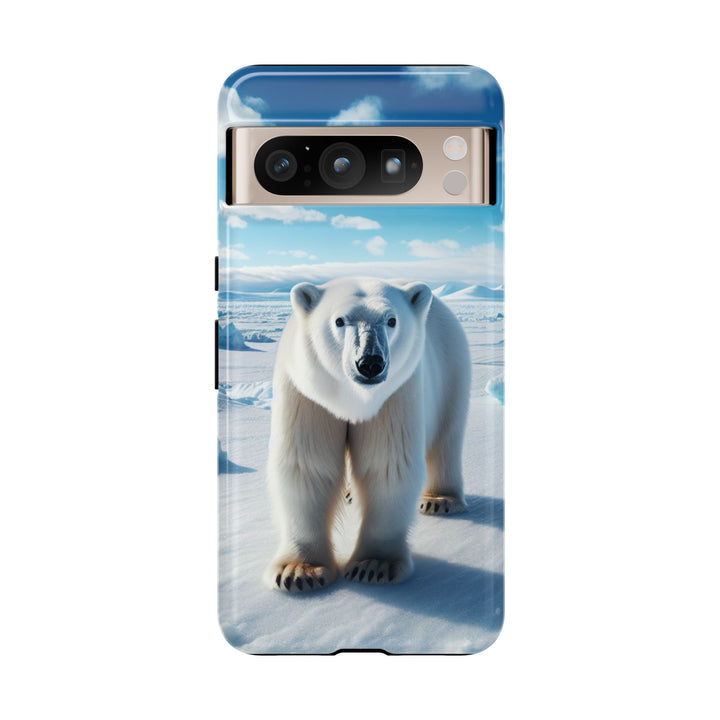 Polar Bear Tough Phone Case - Durable Protector with Arctic Design