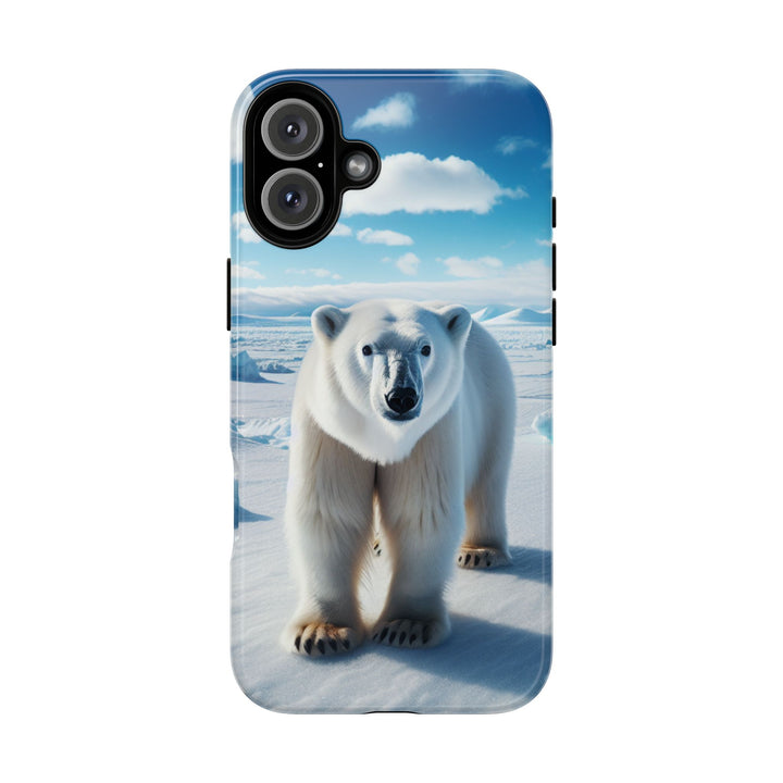 Polar Bear Tough Phone Case - Durable Protector with Arctic Design