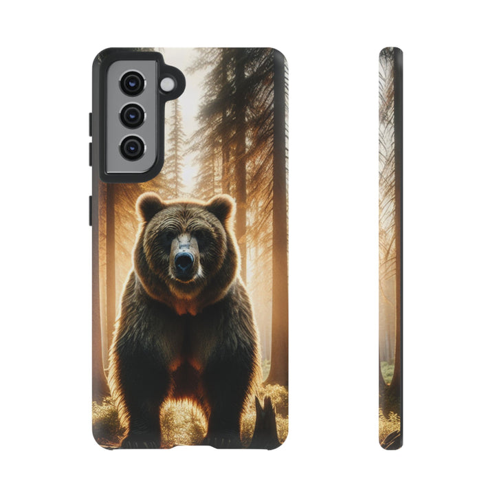 Wildlife Phone Case - Tough Cases with Bear Design, Nature Lover Gift, Animal-Themed Accessories, Eco-Friendly Tech Protection