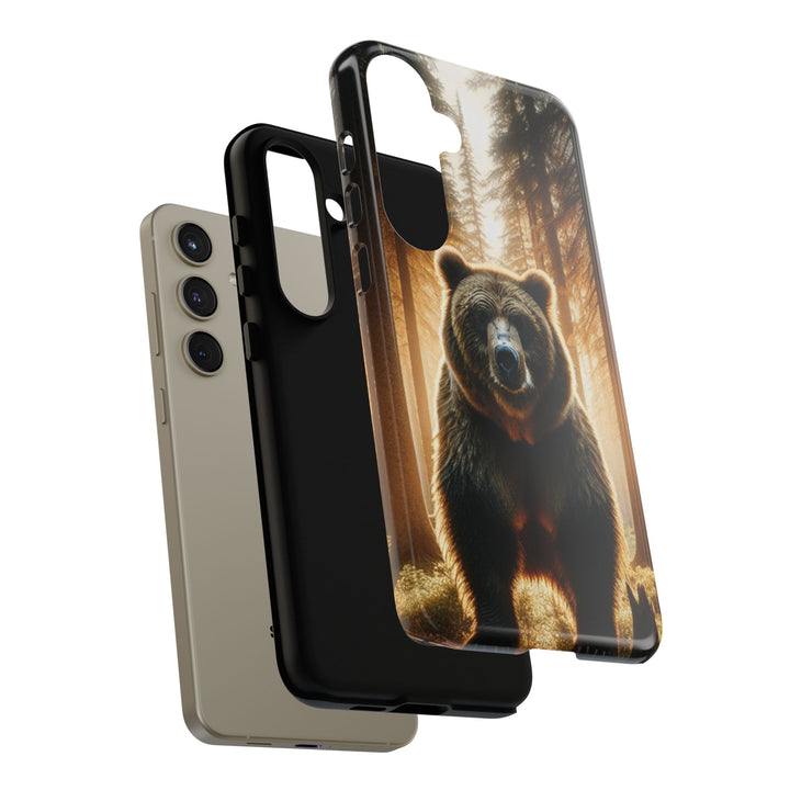 Wildlife Phone Case - Tough Cases with Bear Design, Nature Lover Gift, Animal-Themed Accessories, Eco-Friendly Tech Protection