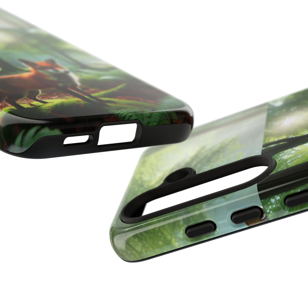 Nature-Inspired Tough Case with Fox Design