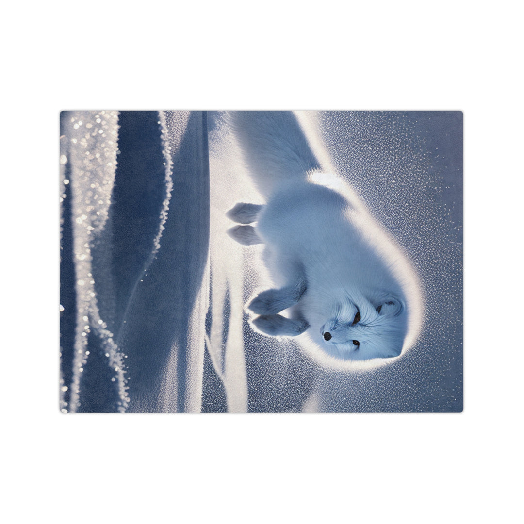 artic fox Velveteen Microfiber Blanket