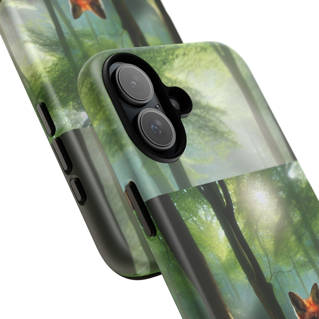 Nature-Inspired Tough Case with Fox Design