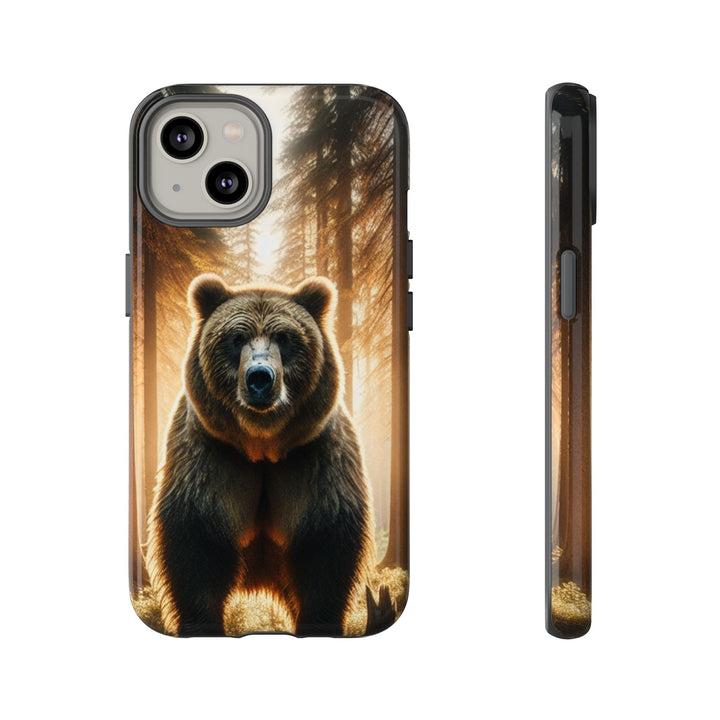 Wildlife Phone Case - Tough Cases with Bear Design, Nature Lover Gift, Animal-Themed Accessories, Eco-Friendly Tech Protection