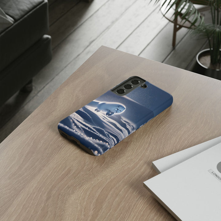 Cute Arctic Fox Phone Case – Tough Protective Cover for Animal Lovers