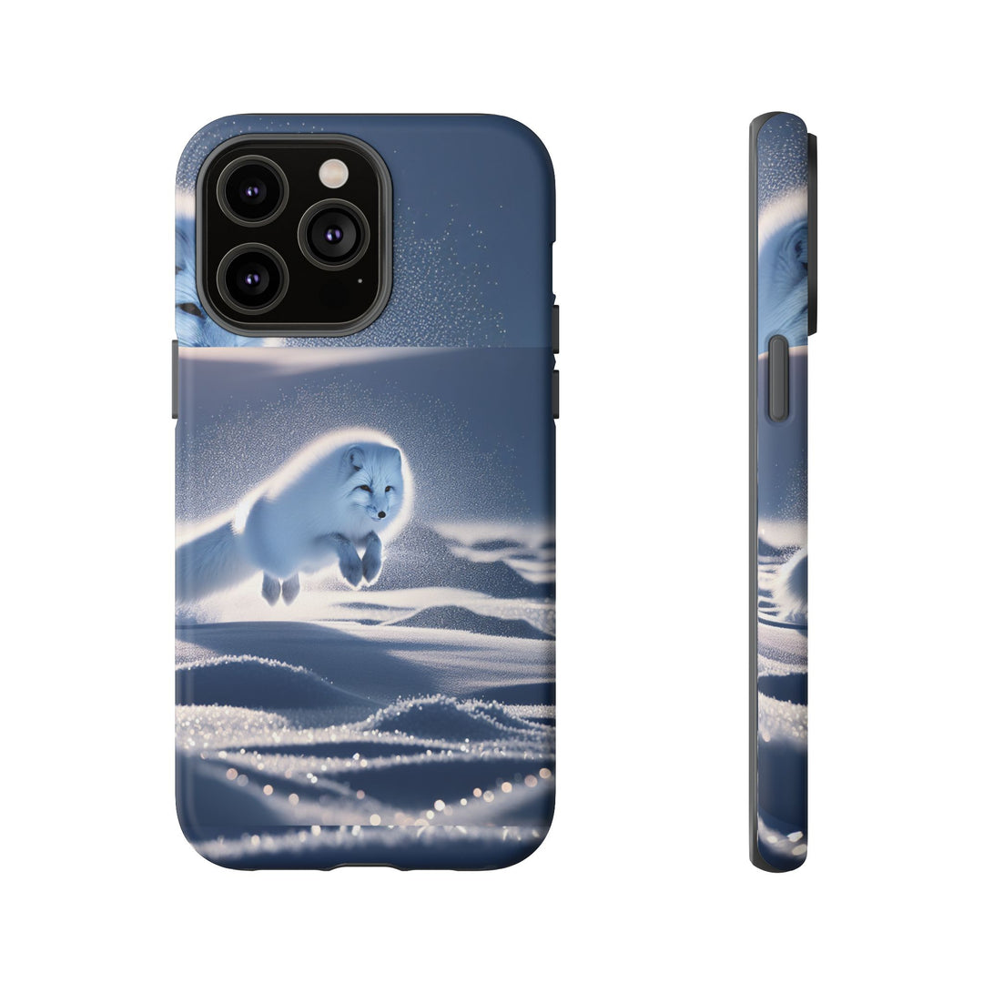 Cute Arctic Fox Phone Case – Tough Protective Cover for Animal Lovers