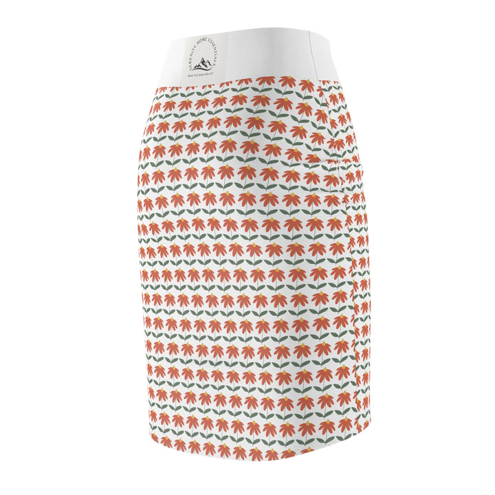 Floral Print Women's Pencil Skirt – Stylish & Comfortable for Any Occasion