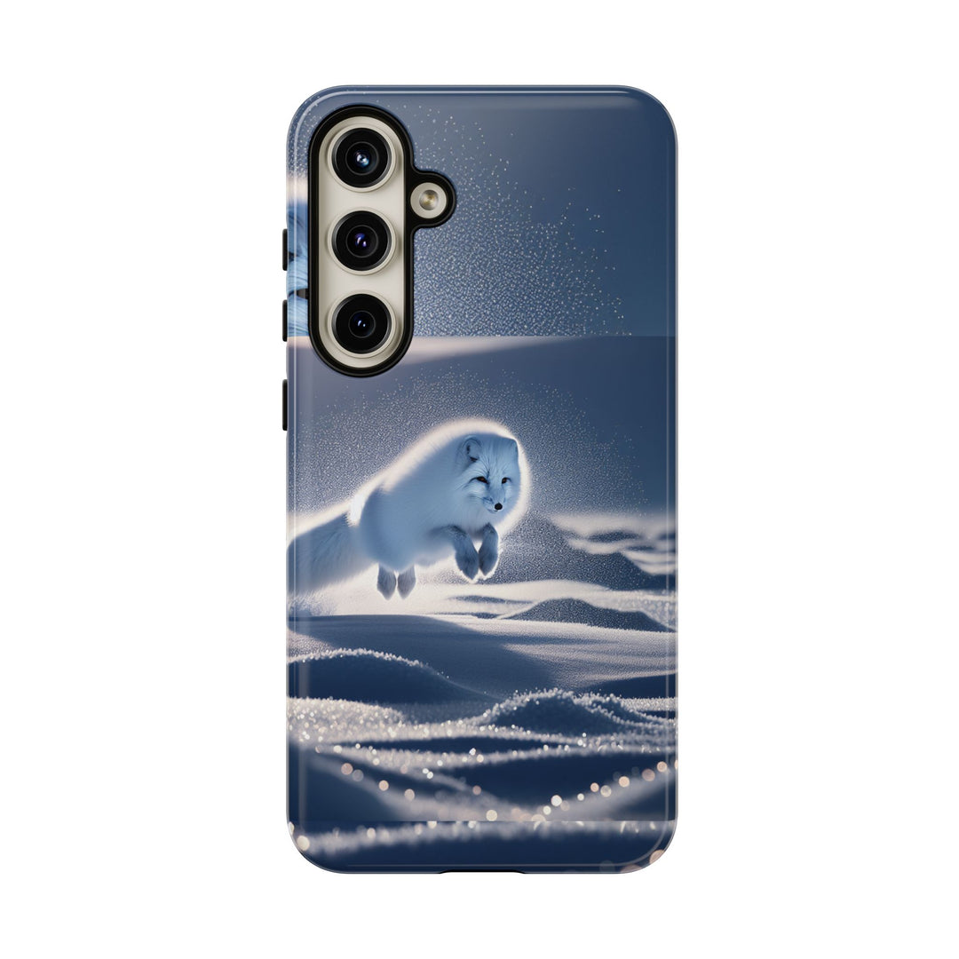Cute Arctic Fox Phone Case – Tough Protective Cover for Animal Lovers