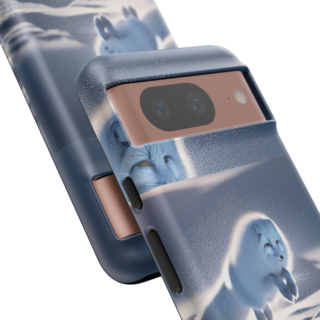 Cute Arctic Fox Phone Case – Tough Protective Cover for Animal Lovers