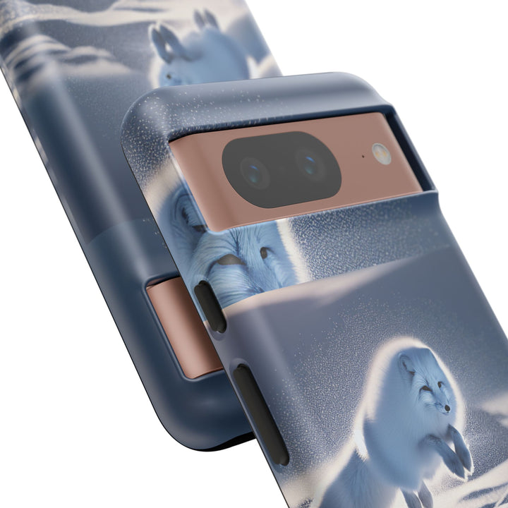 Cute Arctic Fox Phone Case – Tough Protective Cover for Animal Lovers