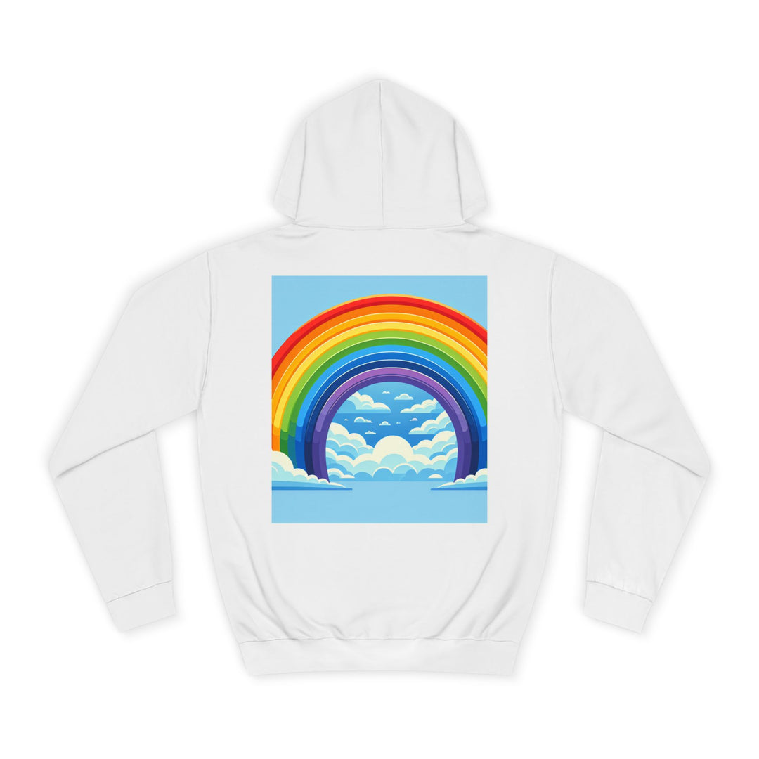 Unisex Love is Love Hoodie - Rainbow College Sweatshirt for Pride, LGBTQ+, Everyday Wear, Gift, Casual Style