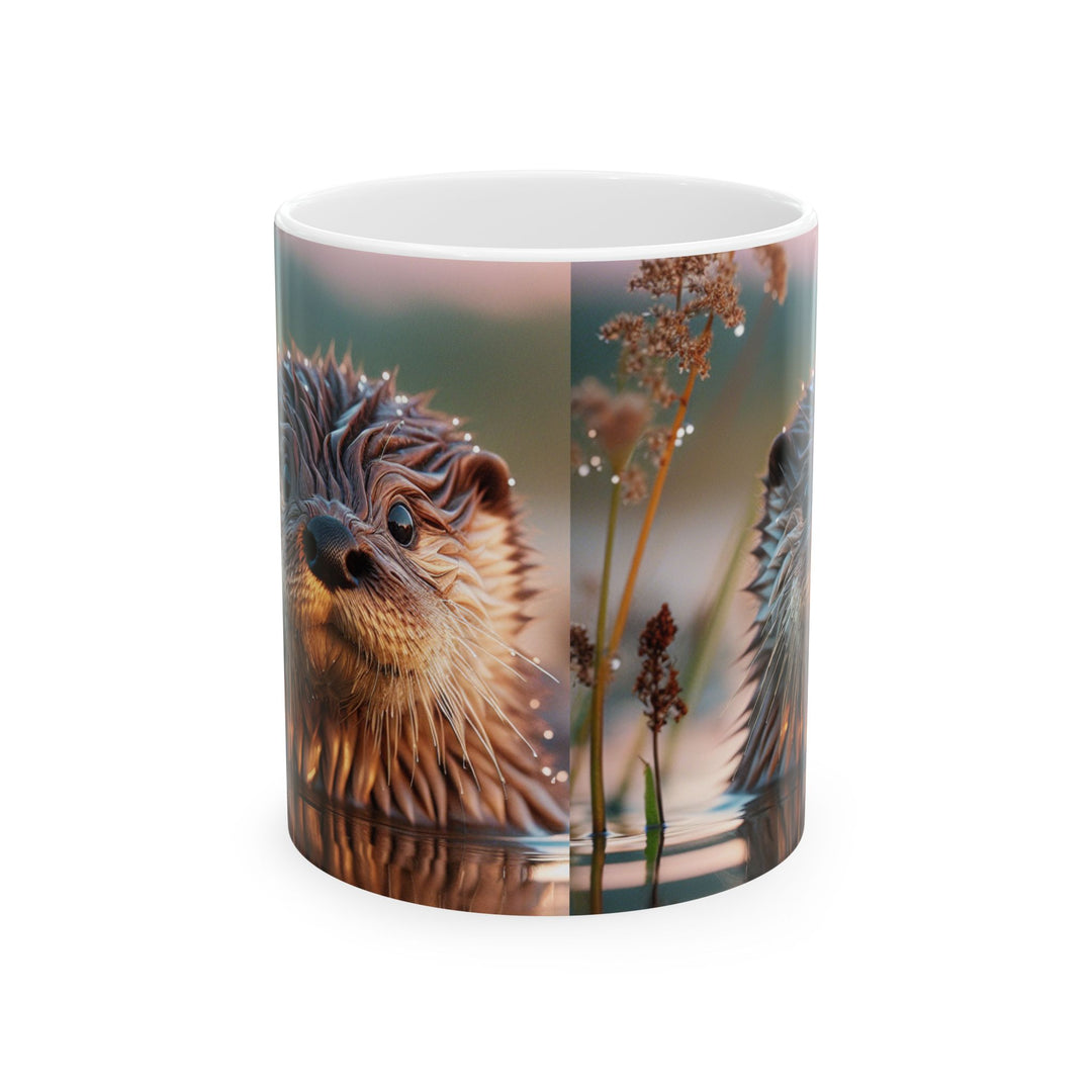 Adorable Otter Ceramic Mug – Perfect Gift for Animal Lovers