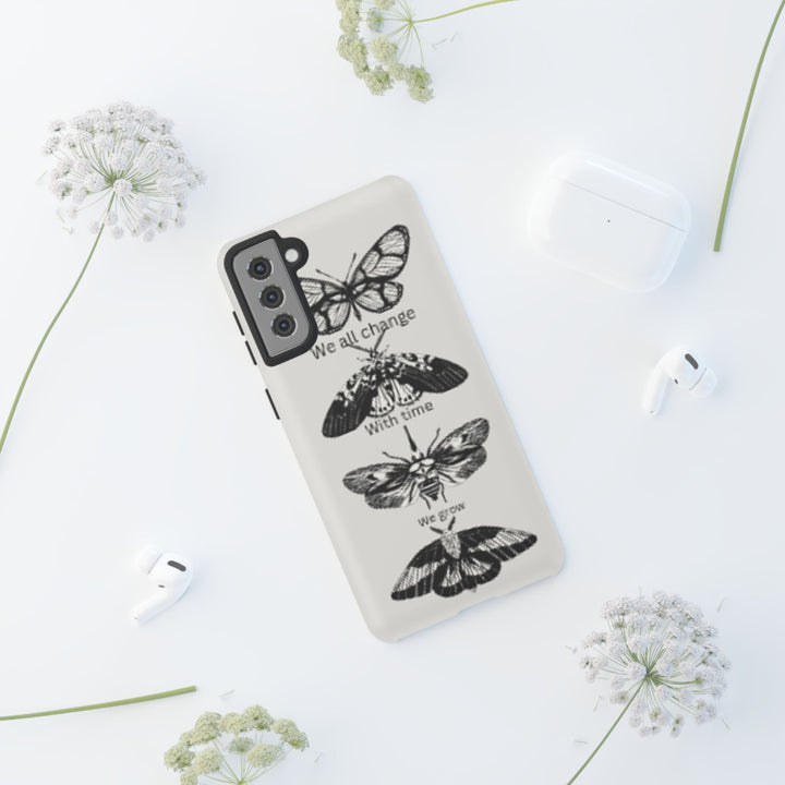 Inspirational Phone Case - We All Change With Time - Tough Cases for Nature Lovers