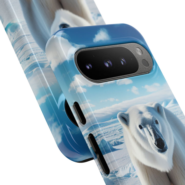Polar Bear Tough Phone Case - Durable Protector with Arctic Design