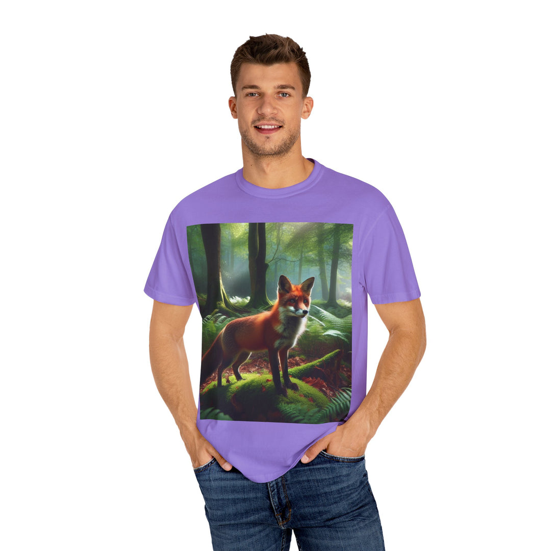 Forest Fox Unisex Garment-Dyed T-Shirt