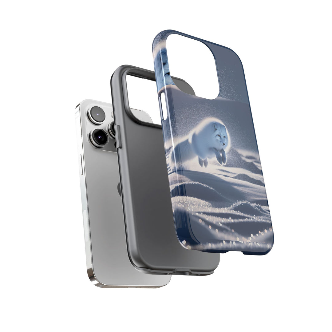 Cute Arctic Fox Phone Case – Tough Protective Cover for Animal Lovers