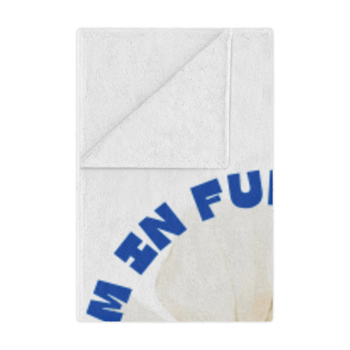 I'm In Full Bloom Minky Blanket - Cozy Floral Throw for Home, Gifts & Celebrations