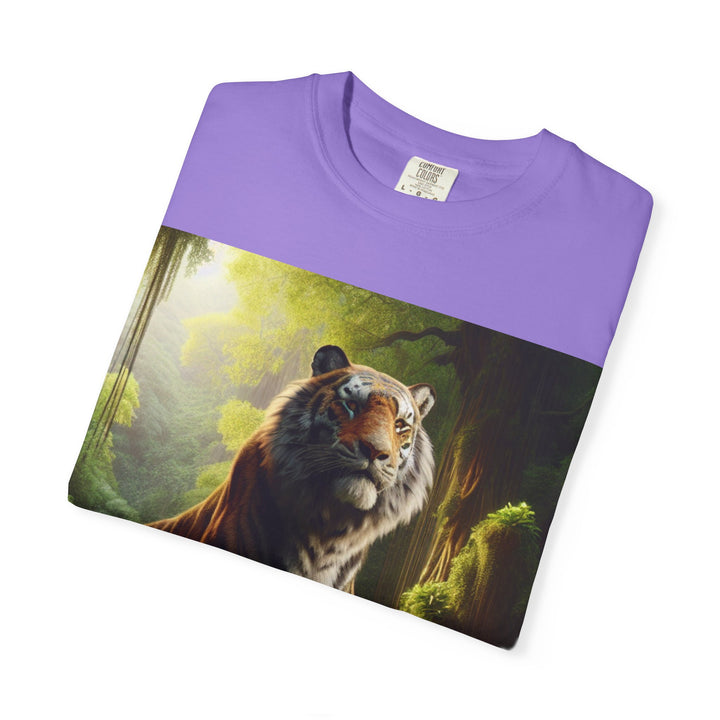 Majestic Tiger Unisex Garment-Dyed T-Shirt