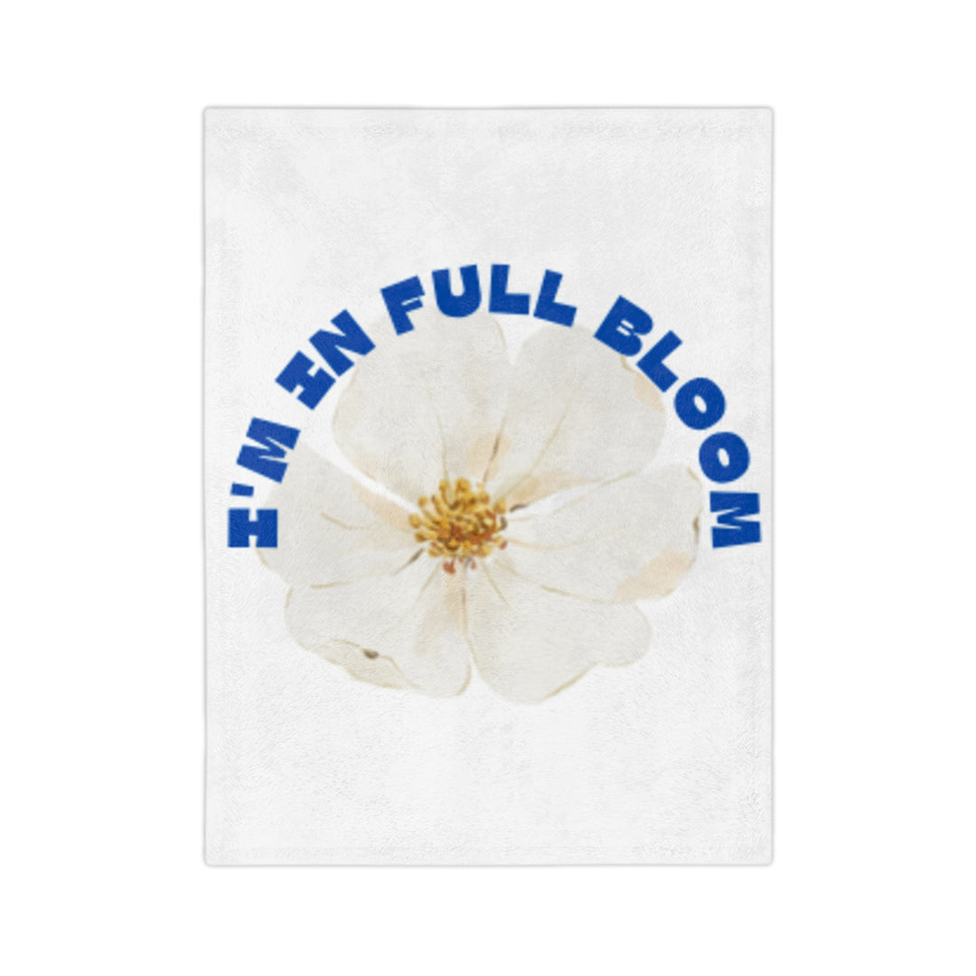 Floral Microfiber Blanket - I'm in Full Bloom
