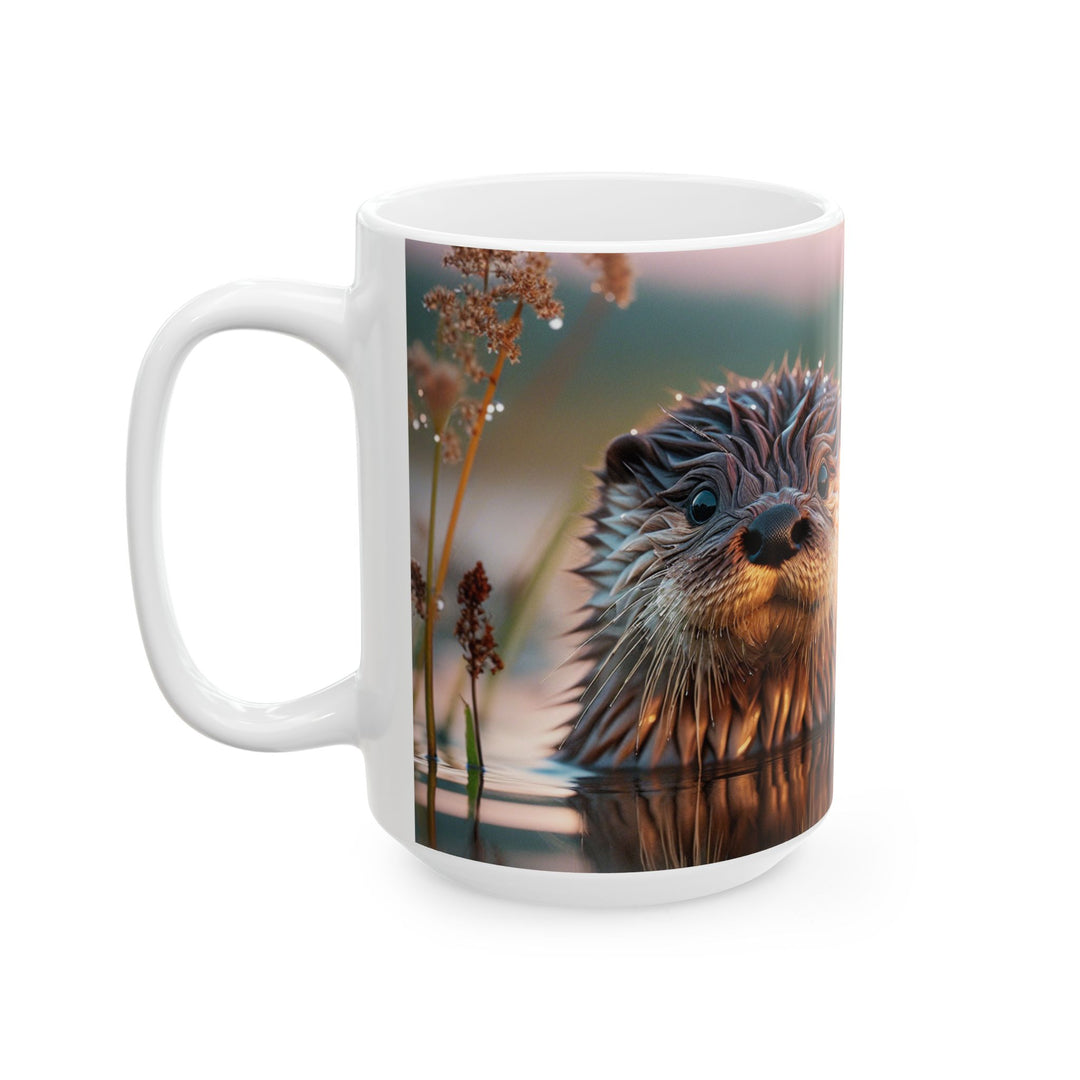 Adorable Otter Ceramic Mug – Perfect Gift for Animal Lovers