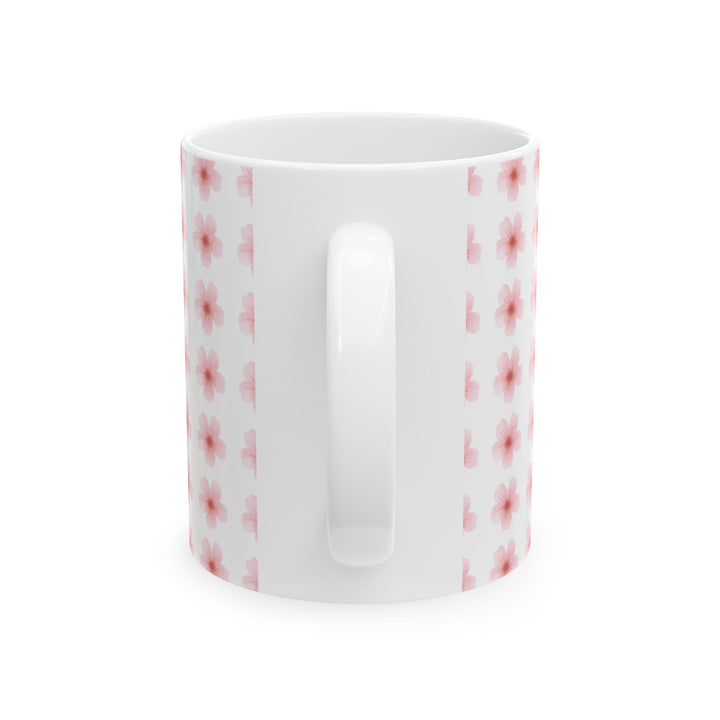 Blossom Print Ceramic Mug | Floral Coffee Cup | 11oz & 15oz
