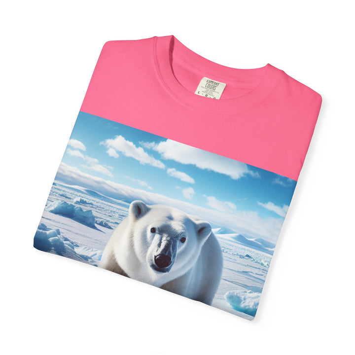 Polar Bear Graphic Unisex Garment-Dyed T-Shirt