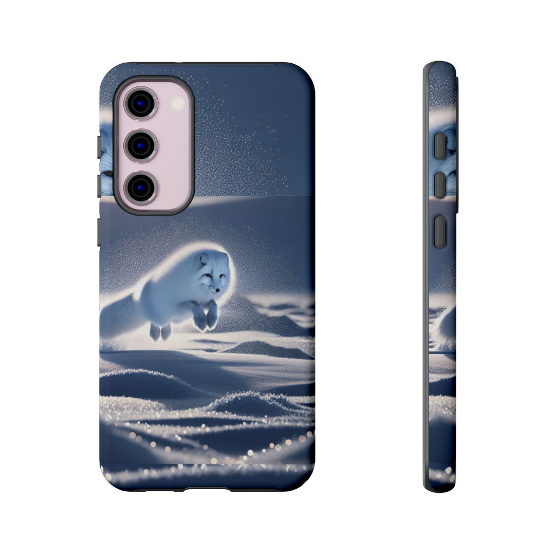 Cute Arctic Fox Phone Case – Tough Protective Cover for Animal Lovers