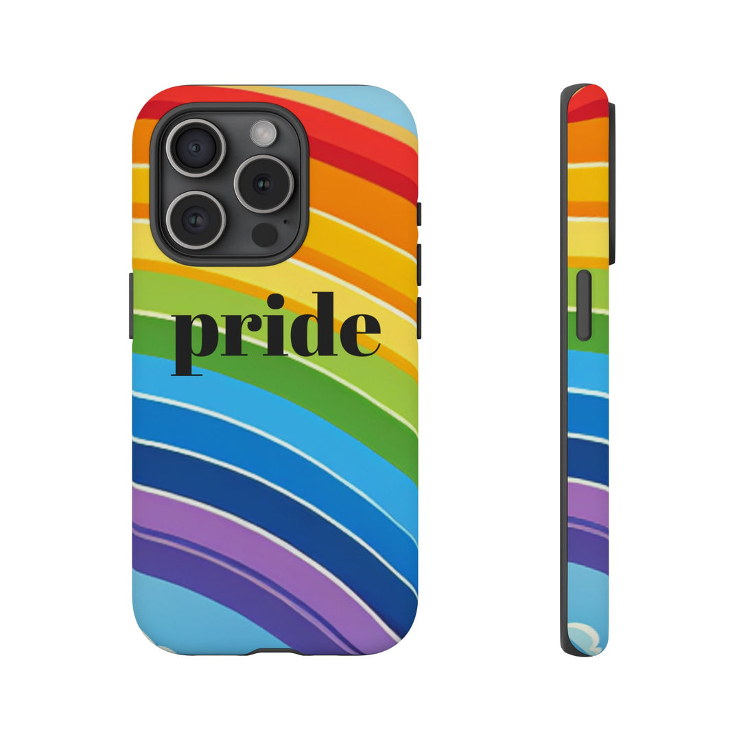 Pride Phone Case - Rainbow Gradient, LGBTQ+ Accessory, Colorful Phone Cover, Unique Gift for Pride Month, Phone Protection