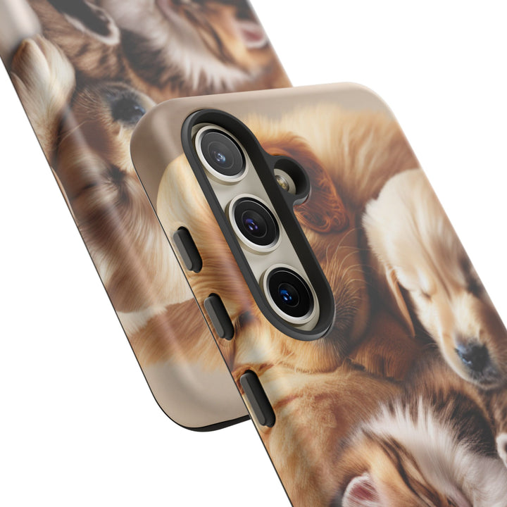 Cute Pets Phone Case - Adorable Dog and Cat Design for Animal Lovers