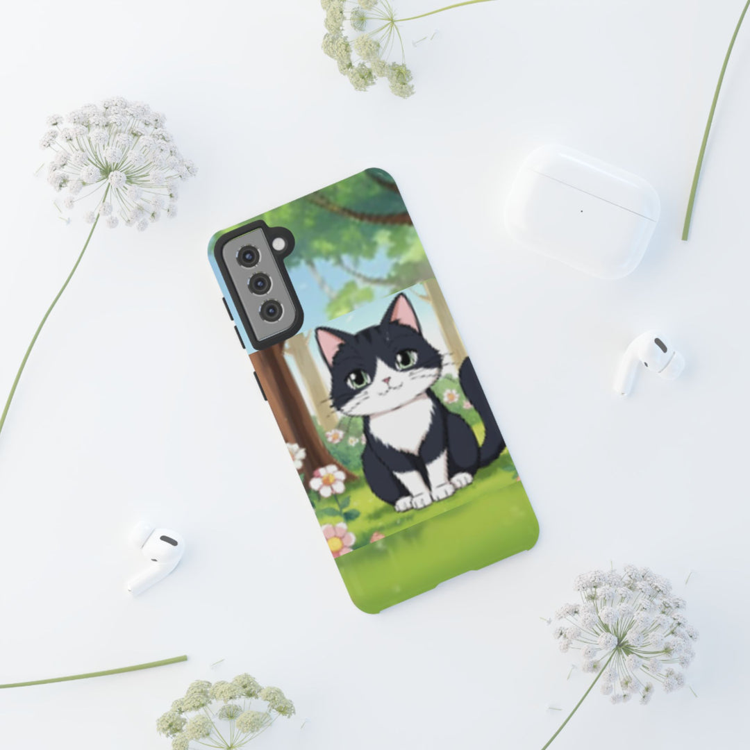 Cute Ai Cat Phone Case - Tough Cases for Animal Lovers