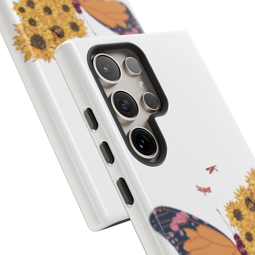 Butterfly & Sunflower Phone Case - "Secrets of Life" Design