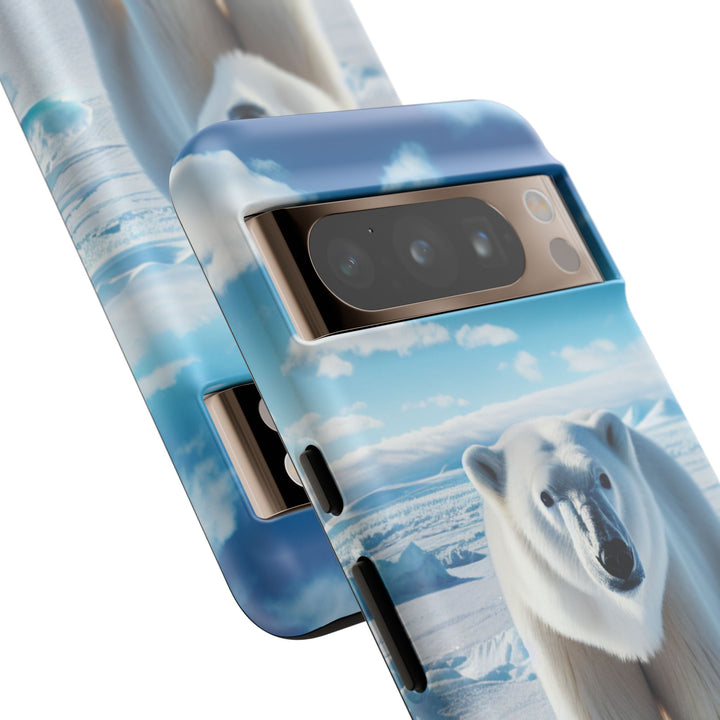 Polar Bear Tough Phone Case - Durable Protector with Arctic Design