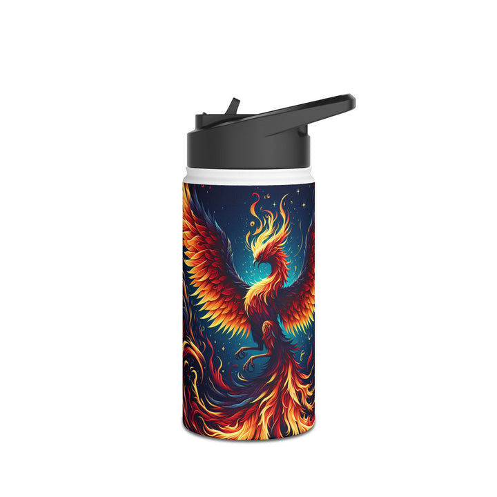 Phoenix Fire Stainless Steel Water Bottle – Inspirational Design for Adventurers
