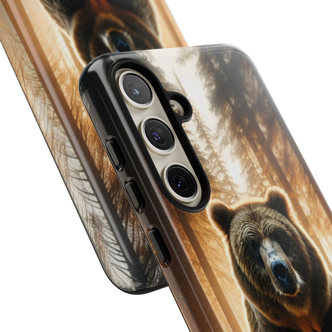 Wildlife Phone Case - Tough Cases with Bear Design, Nature Lover Gift, Animal-Themed Accessories, Eco-Friendly Tech Protection