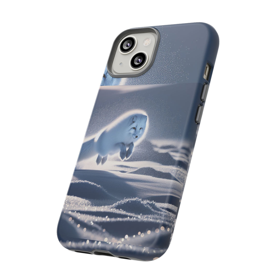 Cute Arctic Fox Phone Case – Tough Protective Cover for Animal Lovers