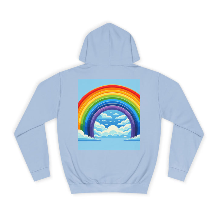 Unisex Love is Love Hoodie - Rainbow College Sweatshirt for Pride, LGBTQ+, Everyday Wear, Gift, Casual Style
