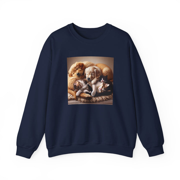 Cozy Pet Lovers' Crewneck Sweatshirt | Cute Dog Design | Gift for Animal Lovers | Comfy Pullover | Birthday or Holiday Gift