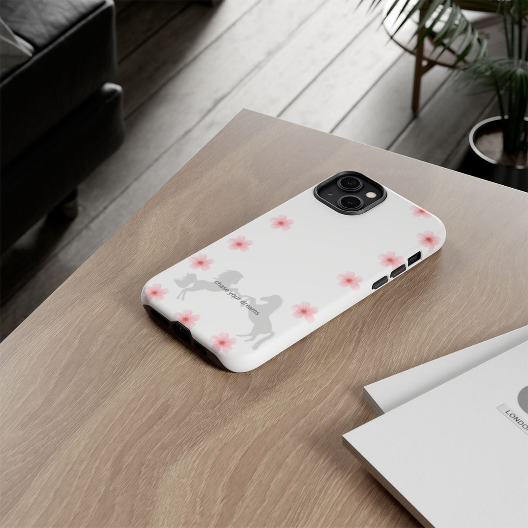 Chase Your Dreams Floral Phone Case