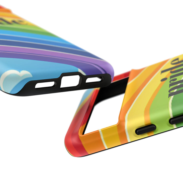 Pride Phone Case - Rainbow Gradient, LGBTQ+ Accessory, Colorful Phone Cover, Unique Gift for Pride Month, Phone Protection
