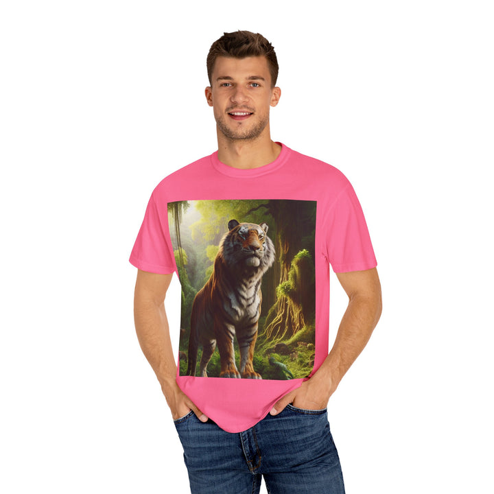 Majestic Tiger Unisex Garment-Dyed T-Shirt