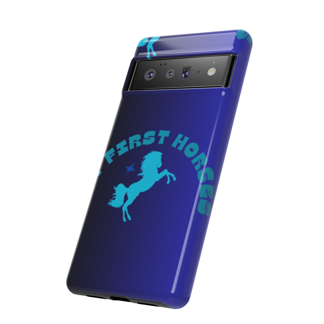 But First Horses Phone Case – Durable Tough Case for Horse Lovers