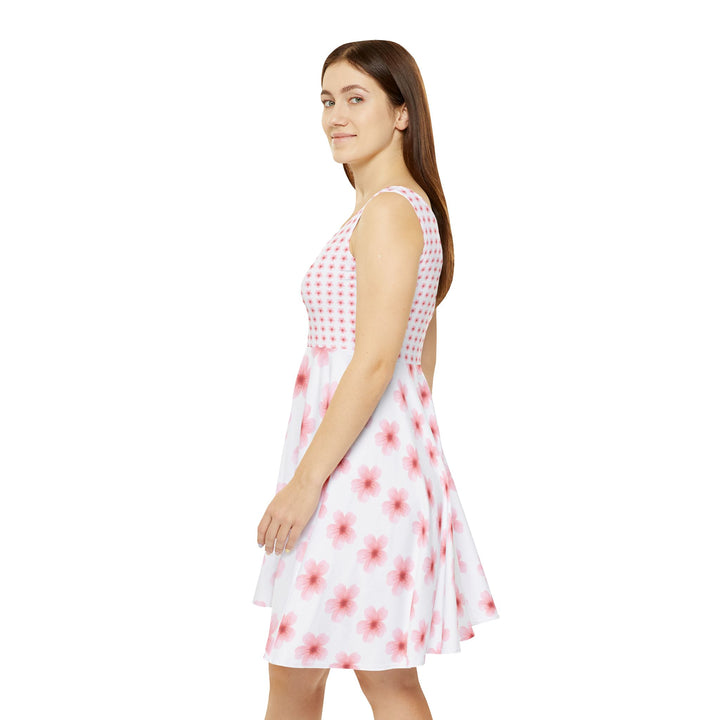 Floral Women's Skater Dress - Charming Summer Style