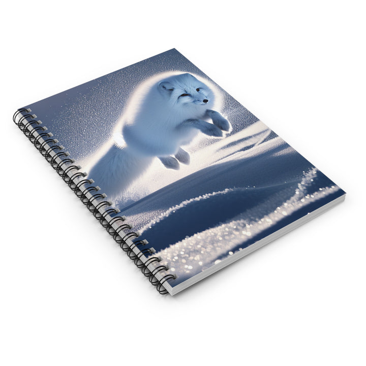 Arctic Fox Spiral Notebook - Ruled Pages | Perfect for Nature Lovers & Journaling